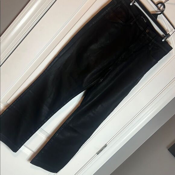 BNWT - FAVORITE DAUGHTER VALENTINA SHORTIE BOOT JEANS - BLACK OBSIDIAN 32 - Picture 2 of 8